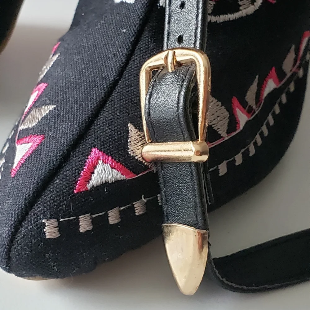 Boho Embroidered booties